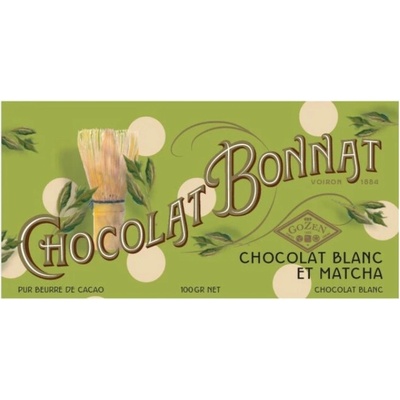 Bonnat Ivoire blanc a Matcha Bílá 100 g