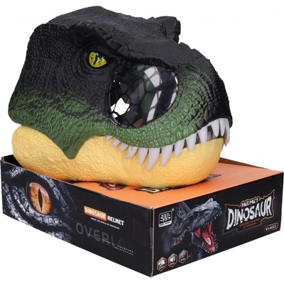 Maska na hlavu dinosaurus s efektmi 28x22x český obal