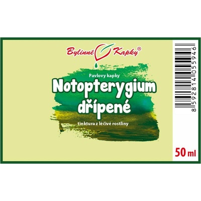 Bylinné kapky Notopterygium TCM Pavlovy bylinné kapky tinktura 50 ml