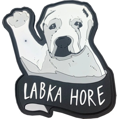 Gumenná nášivka Labka Hore - Igor