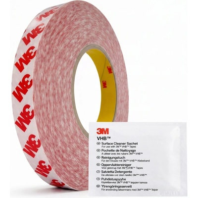 3M oboustranná lepicí vysoce transparentní páska 12 mm x 50 m