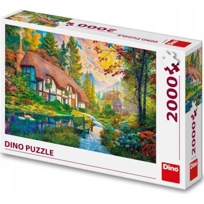 DINO Domek u řeky 2000 dílků