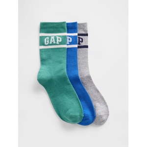 GAP Детски чорапи с лого, 3 чифта GAP GAP | Mnogotsveten | Момчешки | S - zoot - 29,59 лв