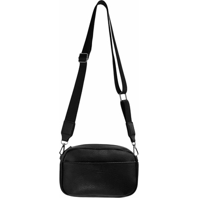 CLARRY dámska crossbody koženková kabelka Čierna