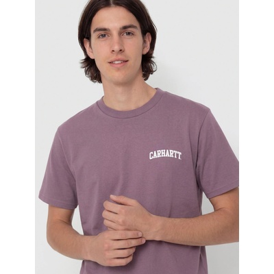 Carhartt WIP University Script phlox/white