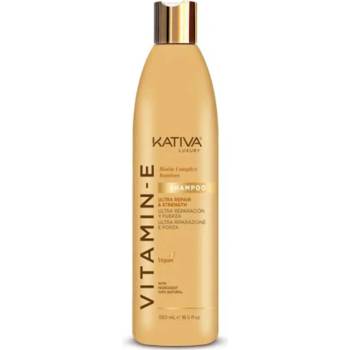 Kativa Vitamín E Biotín a bambusový šampón od Kativa 550 ml