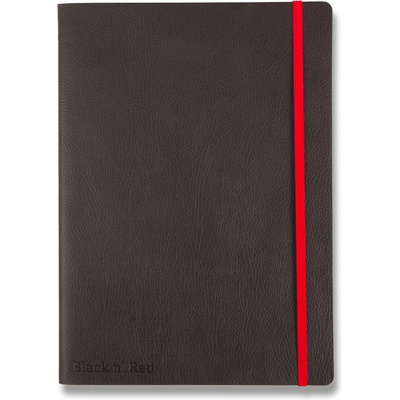 Oxford Zápisník Black n´ Red Journal linkovaný měkké desky černá A5 72 listů – Zboží Dáma