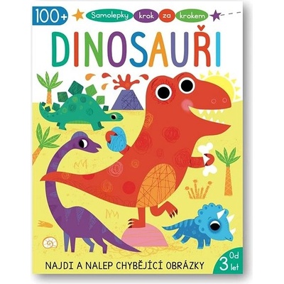 Samolepky krok za krokom Dinosaury Emma Munro Smith