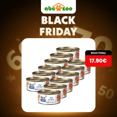 Brit Care Cat Paté Beef with Olives 12 x 70 g