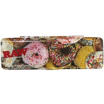 RAW kovový obal na King Size cigaretové papieriky donuty