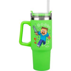 Paladone Чаша за път Paladone Games: Minecraft - Steve & Creeper, 900 ml (PP14600MCF)