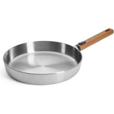 Univerzálna panvica LOGIC STEEL 28 cm, s odnímateľnou rukoväťou, nerezová oceľ, WOLL