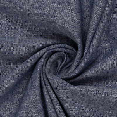 Len s bavlnou - tmavě modrá jeans