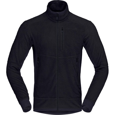 Norrøna Мъжко поларено яке Norrøna Falketind Warm1 Active Jacket Fleece jacket - Caviar Black (005-7091-0213)
