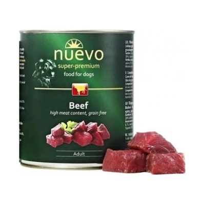 nuevo Adult Beef- Консервирана храна с говеждо месо за израснали кучета, 800 гр
