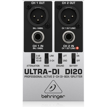 Behringer ULTRA-DI DI20 DI-box