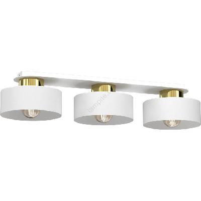 Luminex Плафон MARTI 3xE27/15W/230V бял/златист (LU9847)