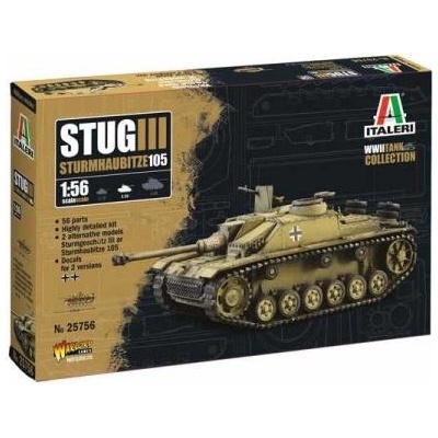 ITALERI Model Kit military 25756 Sd. Kfz. 142/1 Sturmgeschütz III 1:56