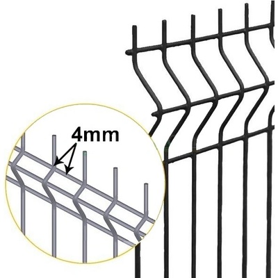 Plotový panel 3D OPTIMAL 4/4, antracit Výška: 1730mm – Zboží Mobilmania