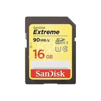 SanDisk Extreme SDHC 16GB UHS-I U3 SDSDXNE-016G-GNCIN
