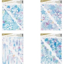 MFP Paper 8886000 okenná fólia vianočná gliter WDGX- 661 30x42cm