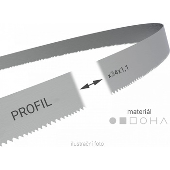 Wikus Pilový pás svařovaný na míru PROFIL 34x1,1mm 4-6