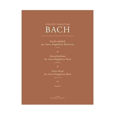 Knížka skladeb pro Annu Magdalenu Bachovou - Johann Sebastian Bach