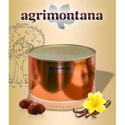 Agrimontana Kaštany s vanilkou Bourbon na kusy 6,7 kg