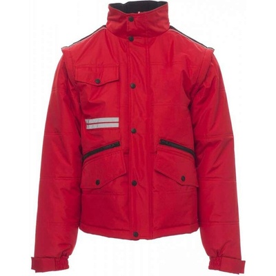 Payper Fighter 2.0 001012-005 pánská zateplená bunda 2v1 s odepínacími rukávy red/black