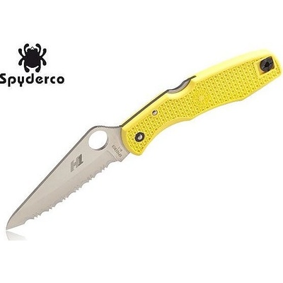 Spyderco Pacific Salt, Yellow FRN Handle, Serrated C91SYL
