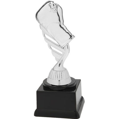 Soška sportovní pohár BOX NT/P439 Soška STŘÍBRO výška 17,5 cm