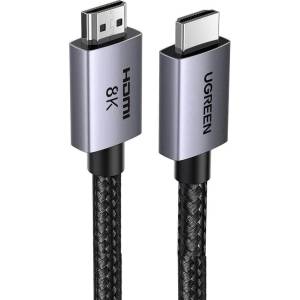 UGREEN Кабел Ugreen HD171, от HDMI(м) към HDMI(м), 1m, черен, 8K@60Hz (UGREEN-25908)
