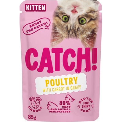 CATCH Kitten Poultry and carrot in gravy 85 g
