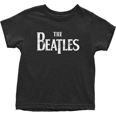 The Beatles Drop T Logo čierna