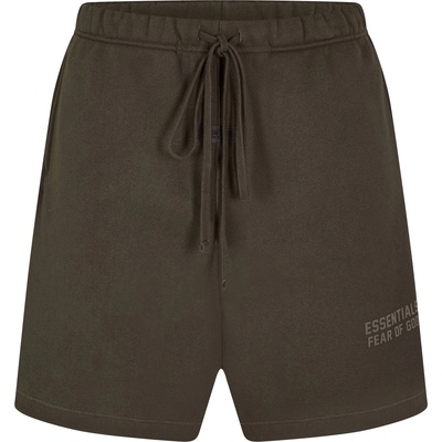 Fear Of God Essentials Поларени къси панталони Fear Of God Essentials Men's Fleece Jogger Shorts - Black