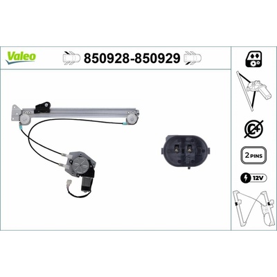 Mechanizmus zdvíhania okna VALEO 850928