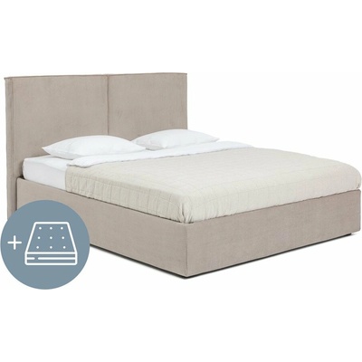 Bonami Selection Thessa Bold s úložným priestorom s matracom s roštom taupe