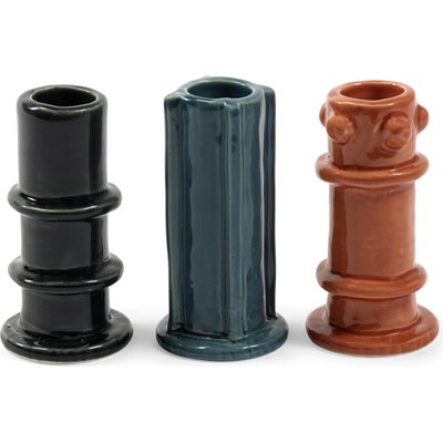 Serax Molly Свещници за класически свещи, студени цветове, 3 бр (B7325102-999)