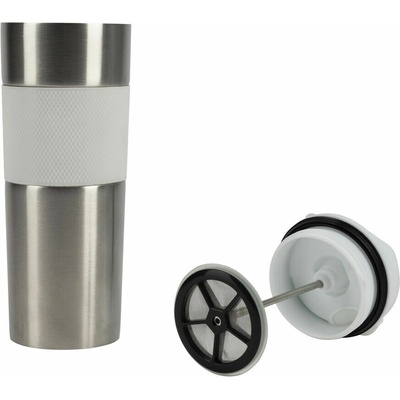 Bergner Termohrnek 460 ml nerez bílá
