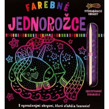 Farebné jednorožce Vyškrabávacie obrázky