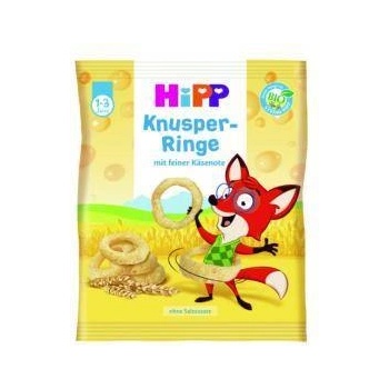HiPP БИО хрупкави кръгчета Hipp, твърдо сирене, 25г, 4062300344181