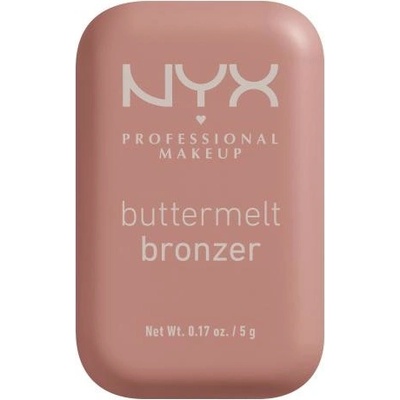 NYX Professional Makeup Buttermelt Bronzer vysoko pigmentovaný a dlhotrvajúci bronzer 01 butta cup 5 g
