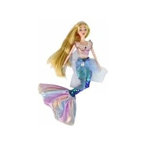 LEAN Toys Emily the Mermaid Baby Doll Green Accessories