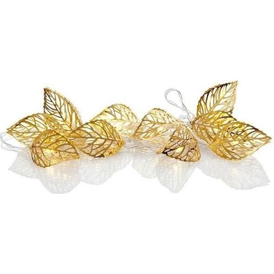 Markslöjd 703859 LED Dekoračná reťaz LEAF LED 3xAA 1,85m teplá biela ML1325