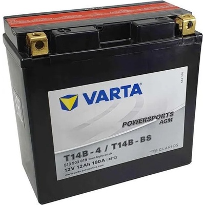 VARTA 12Ah left+ YT14B-BS (513 903 019)