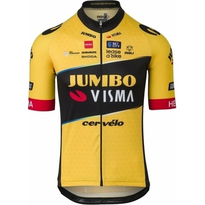 AGU Replica Jersey SS Team Jumbo-Visma Men Yellow