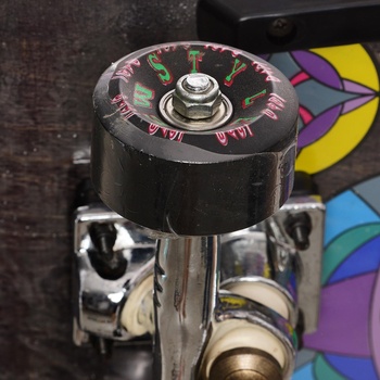 Скейтборд Vintage 90/96 - Dreadful, червен - Тъмно сив