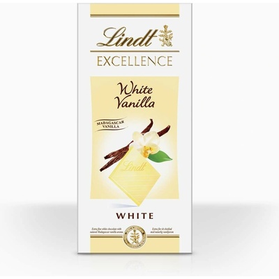 Lindt Excellence White Vanilla, 100 g