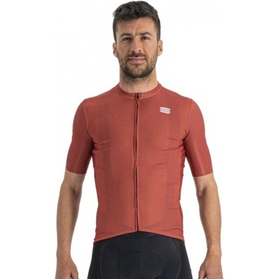 Sportful Checkmate Jersey chilli red mauve