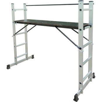 BORMANN Алуминиево скеле Bormann BHL9090, 3в1, 2х5 стъпала със стабилизaтор, 150 кг (051435) (051435)